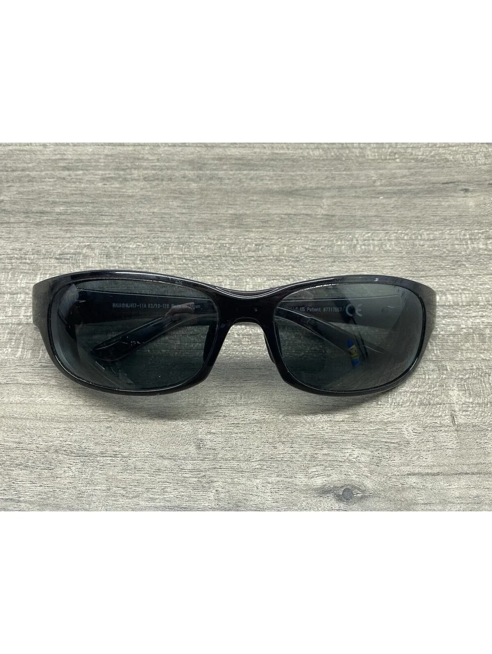 Maui Jim TWIN FALLS MJ417-11A GRAY TRANSLUCENT 63/18/128 SUNGLASSES *FRAMES ONLY